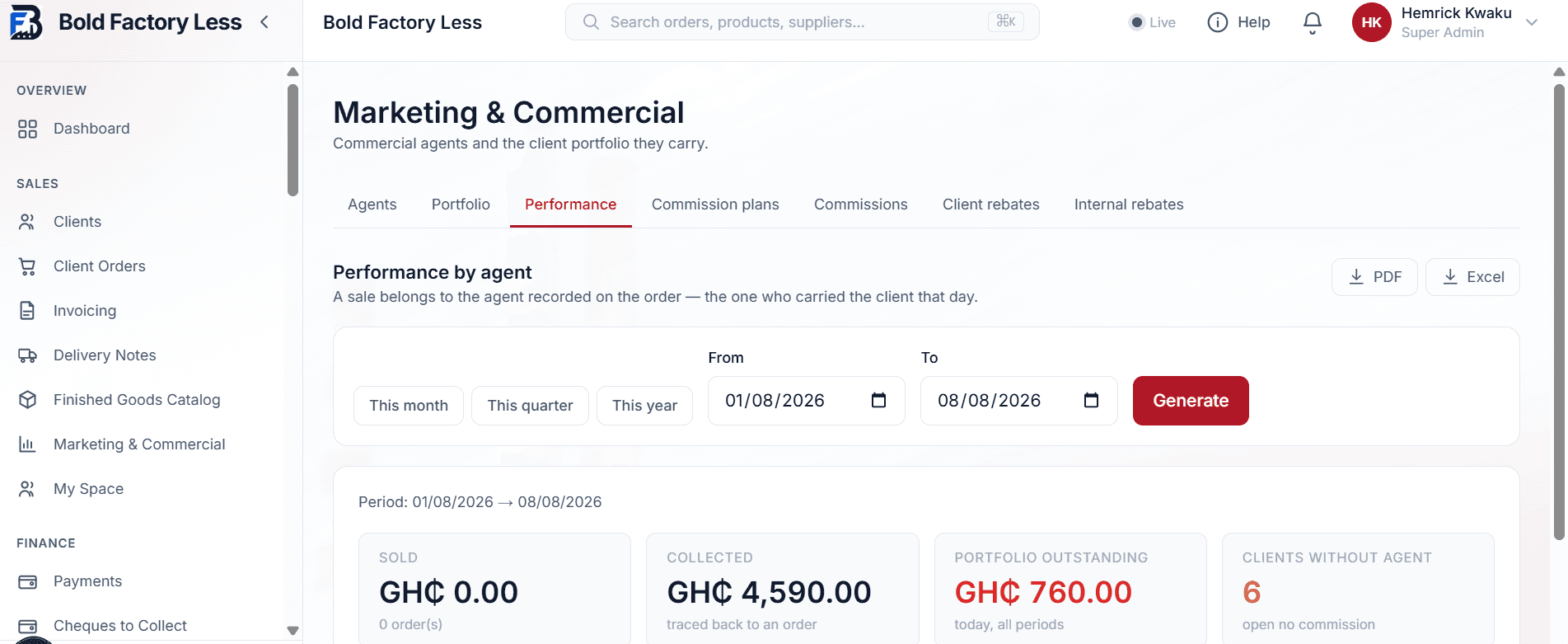 Agents, commissions and rebates: a sale belongs to the agent who carried the customer